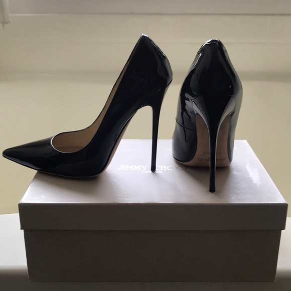Jimmy Choo Black Patent Anouk - Picture 2 of 8